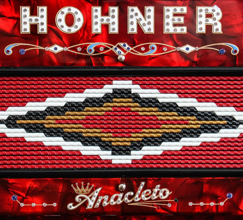 Hohner Anacleto Rey Del Norte Pearl Red