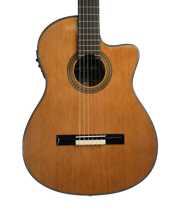 Pre-Owned Cordoba Fusion 12 Natural CD Classical Guitar | Used