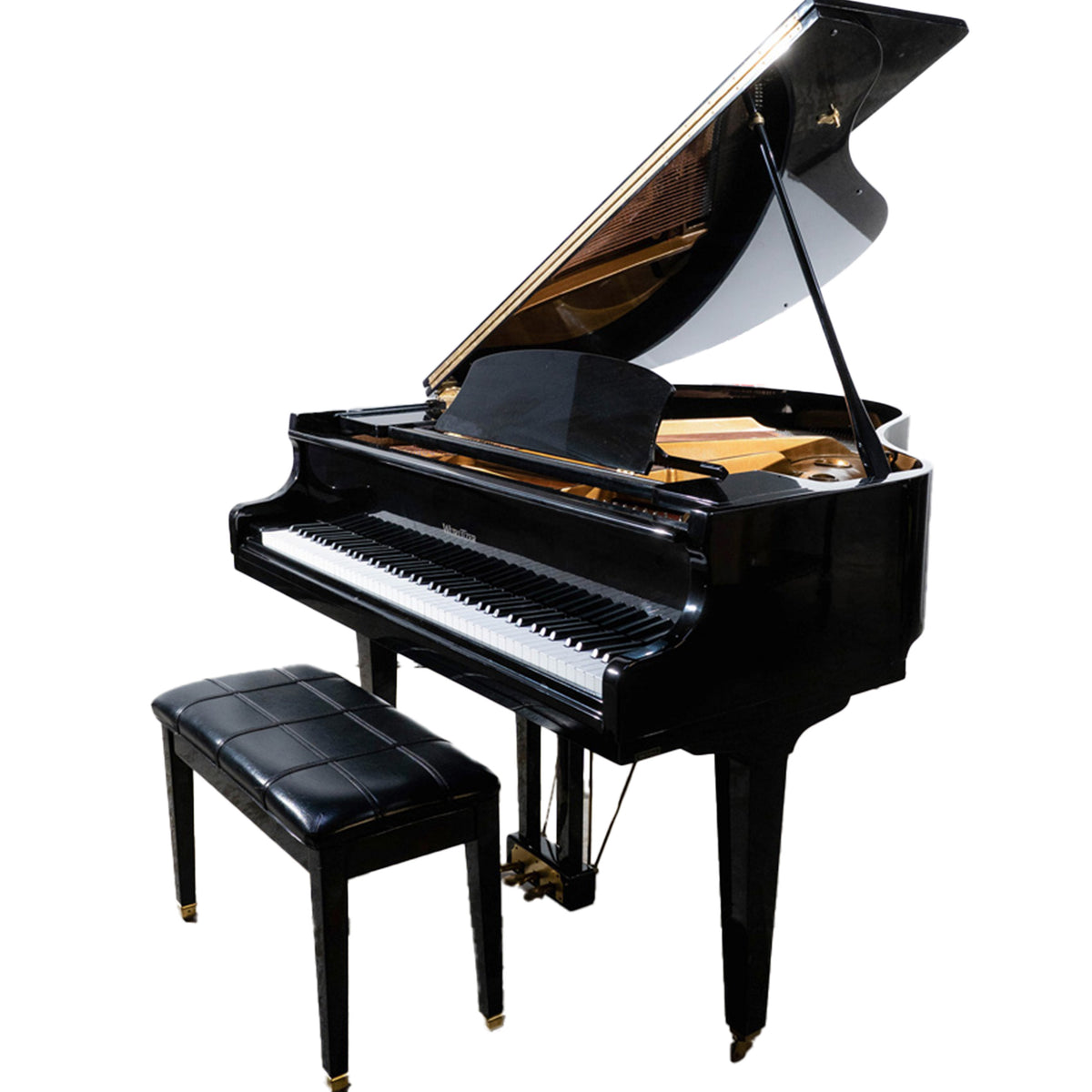 Wurlitzer C-143 Grand Piano | Polished Ebony | 4'8