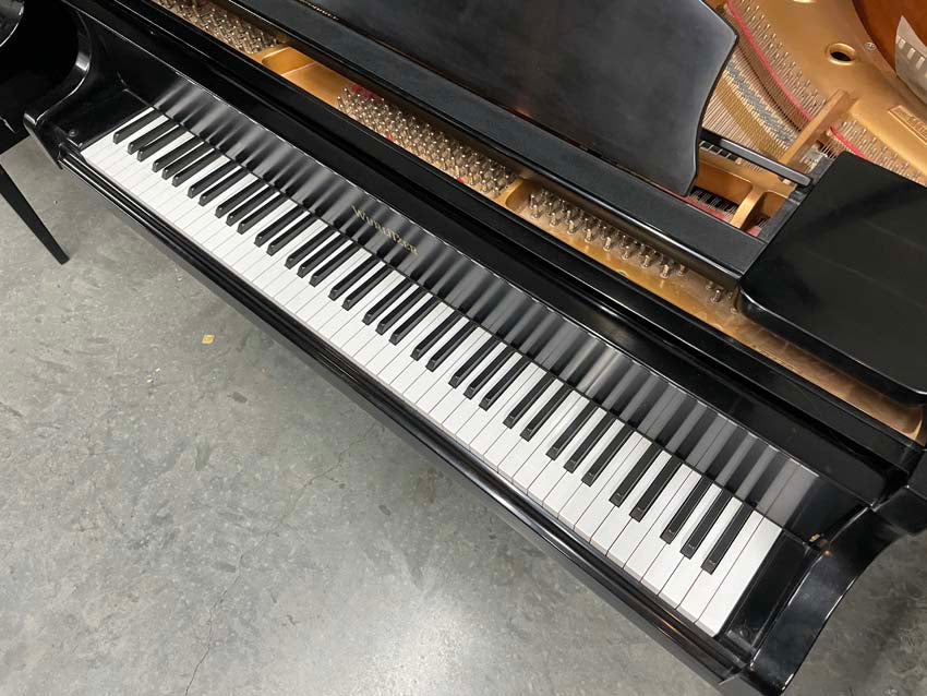 Wurlitzer 4'8" C143 Baby Grand Piano | Satin Ebony | SN: 76128