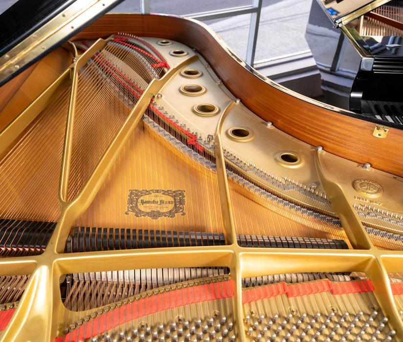 1992 Yamaha C7 Concert Grand piano | Polished Ebony | 7'6" | Serial No. 5090741 | Used