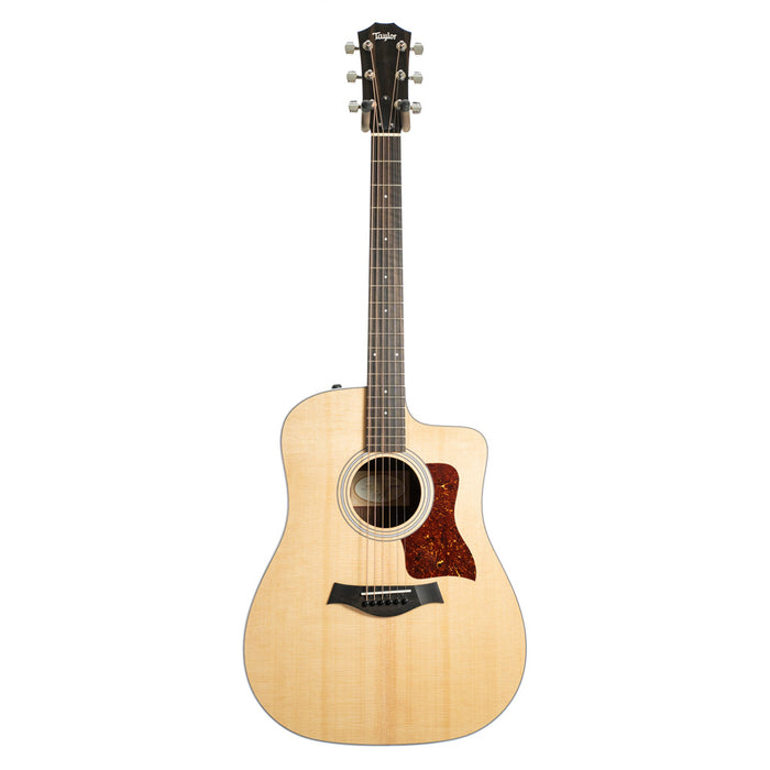 Taylor 210ce Spruce/Rosewood Cutaway Dreadnought Acoustic-Electric Guitar | Used