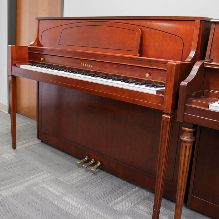 Yamaha M450 TC 44.5" Console Upright Piano | Cherry | Used