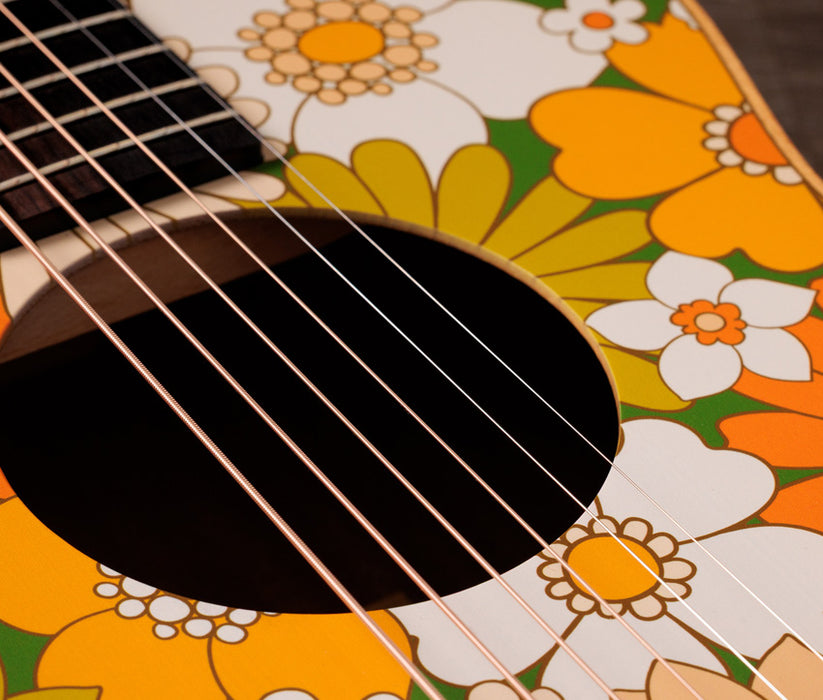 Taylor GS Mini-e Special Edition Spruce/Sapele Acoustic-Electric Guitar - Floral Green | New