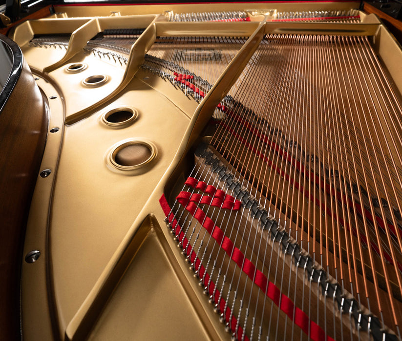 Yamaha C3 Grand Piano | Polished Ebony | 6'1" | Serial No. 3650218 | Refurbished