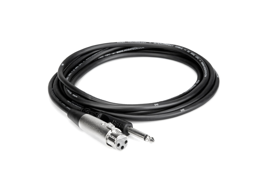 Hosa PXF-105 5' Unbalanced Interconnect XLR3F to 1/4 in TS Cable
