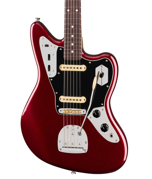 Fender American Professional Jaguar Electric Guitar - Oxblood with Rosewood Fingerboard | New