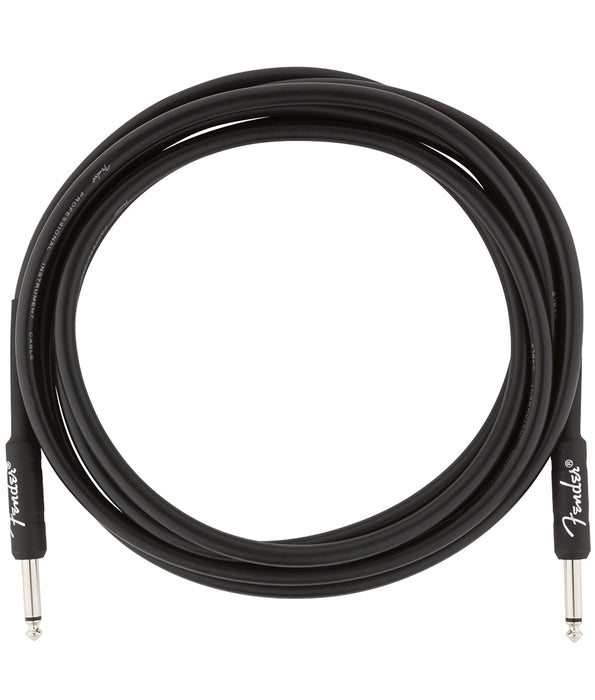 Fender Pro Series Instrument Cable, Straight/Straight, 10 foot Black