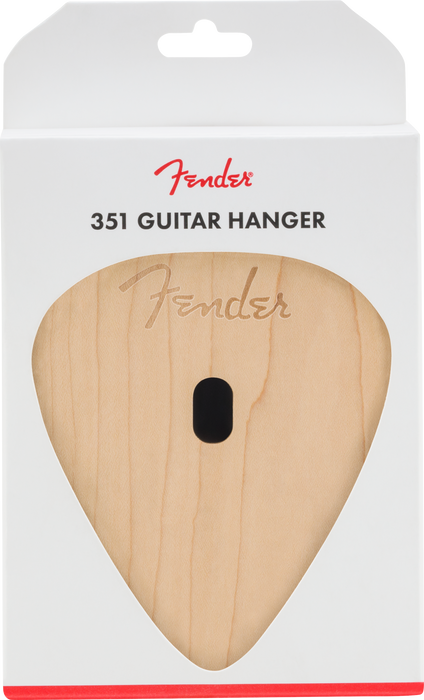 Fender 351 Pick Shaped Guitar Wall Hanger, Maple