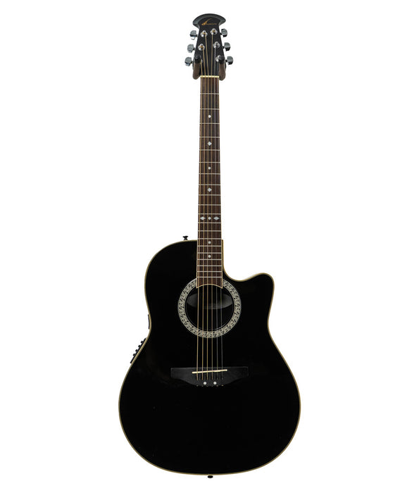 Pre-Owned Ovation Celebrity CC057 Acoustic-Electric Guitar - Black | Used