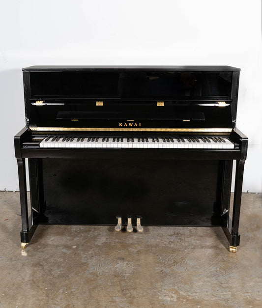 Kawai K-300 Upright Piano (2025) | Polished Ebony | 48” | Serial No. 2802970 | Used