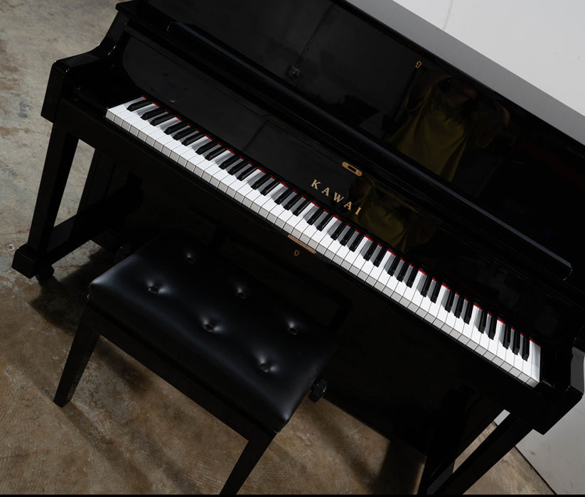 Kawai ST-1 Upright Piano (2023) | Polished Ebony | Used