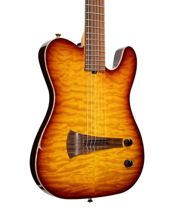Pre-Owned Sadowsky Electric Nylon Quilted Maple Guitar - Sunburst | Used