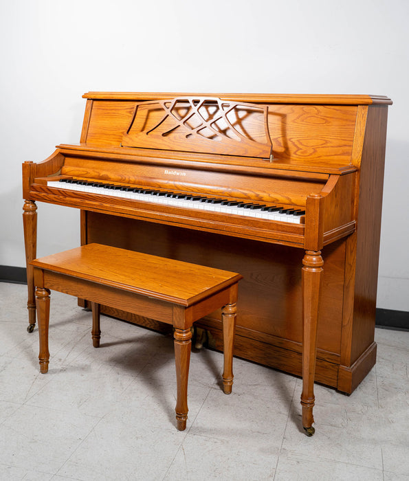 1998 Baldwin Acrosonic Model 2095 Oak Upright Piano - Serial No. 1551563 | Used