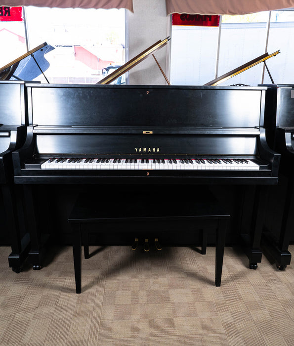 *UIW* 2014 Yamaha P22 Upright Piano in Satin Ebony | Serial No. J31290404 | Used