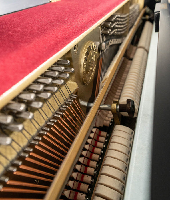 UIW 2014 Yamaha P22 Upright Piano in Satin Ebony | Serial No. J31289759 | Used