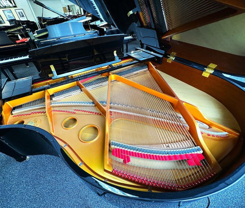 Pearl River GP-150 Player Grand Piano | QRS Player System | Polished Ebony | Serial No. 2709941 | Used