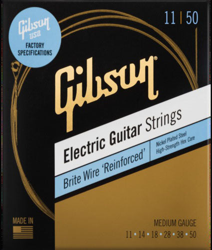 Gibson Brite Wire Reinforced Electric Guitar Strings .11-.50