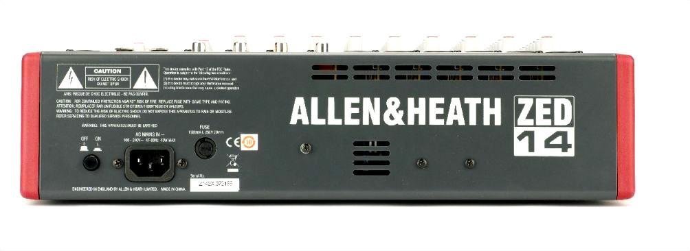 Allen & Heath ZED-14 14-Channel Mixer with USB Interface
