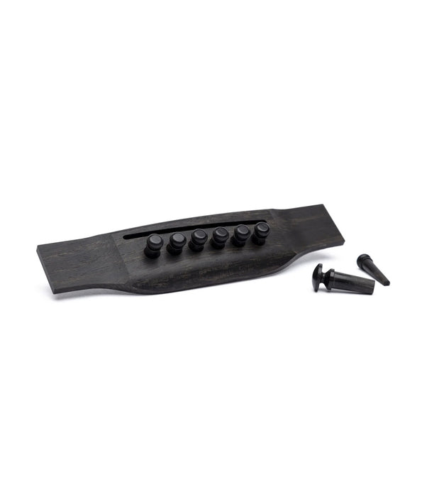Martin Plain Bridge & Endpins - Ebony | New
