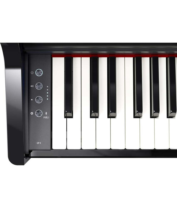 Pre Owned Roland GP-3 Digital Grand Piano Kit w/ Bench - Polished Ebony | Used