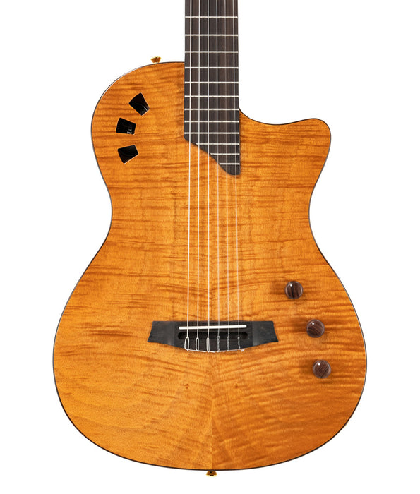 Cordoba Fusion Nylon-String Stage Electric Guitar - Natural Amber