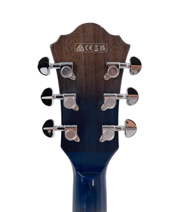 Pre-Owned Ibanez George Benson Signature GB10EM Electric Guitar - Jet Blue Burst | Used