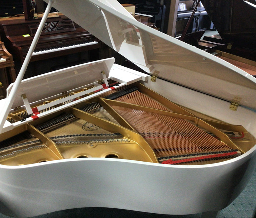Kawai GL-30 Grand Piano | Snow White Polish | 5'5" | Used