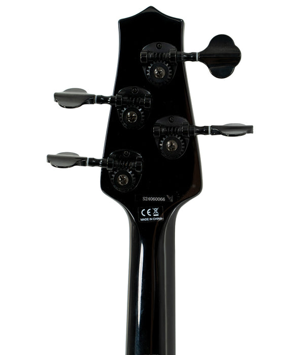H. Jimenez LBS4-BK Camaleón 4 String Bass Guitar - Glossy Black | New