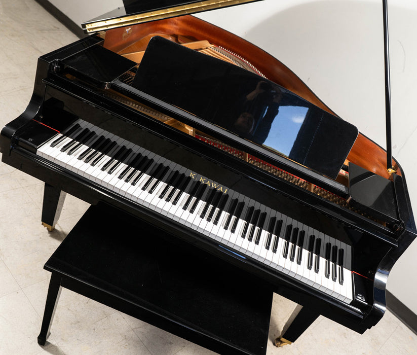 2007 Kawai GM10 Grand Piano | Polished Ebony | 5' | Serial No. F022070 | Used