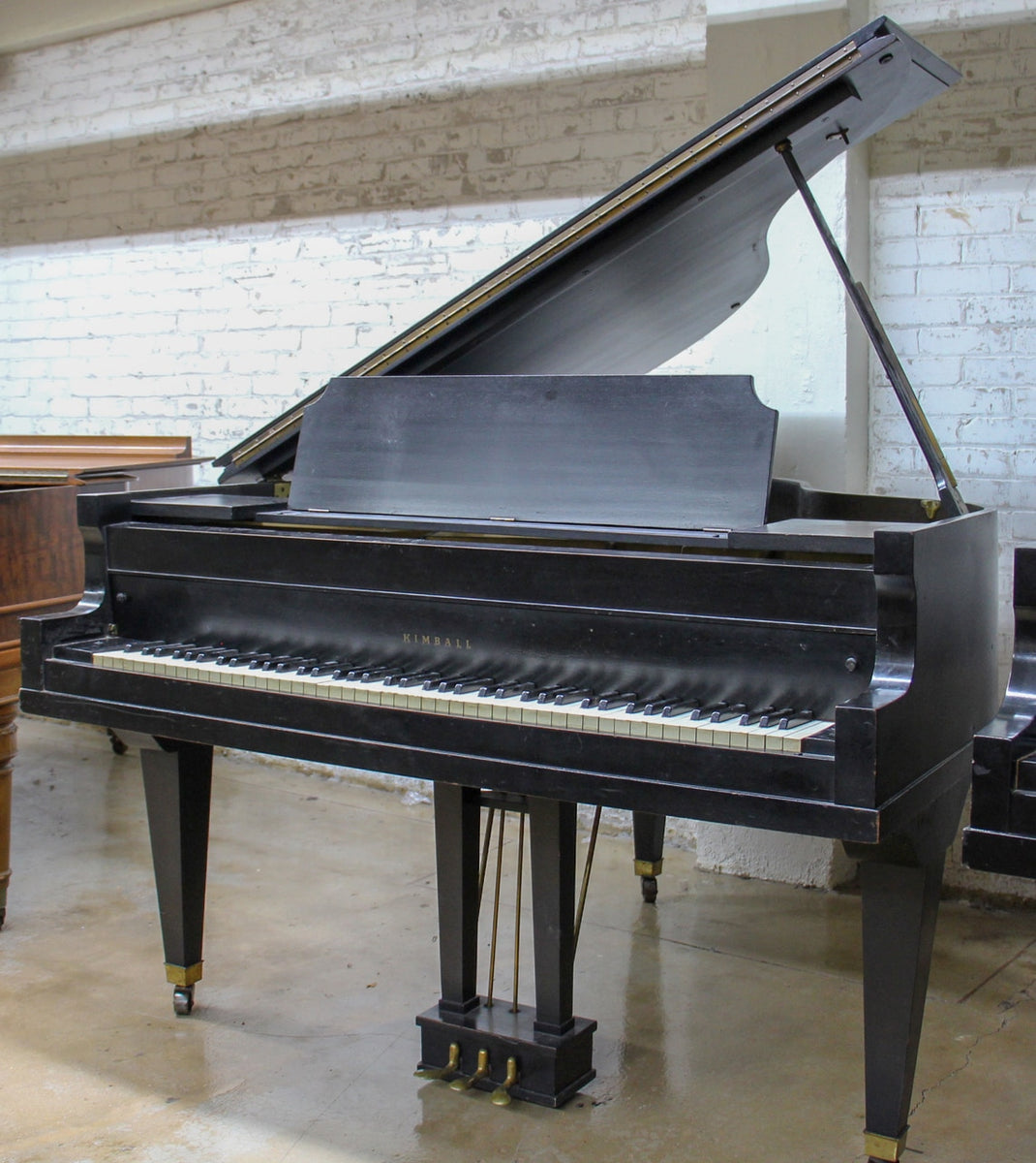 Grand Belial's Key ブラックメタル　blackl Kimball Baby Grand | Black Satin | SN: 3291alamomusiccenter