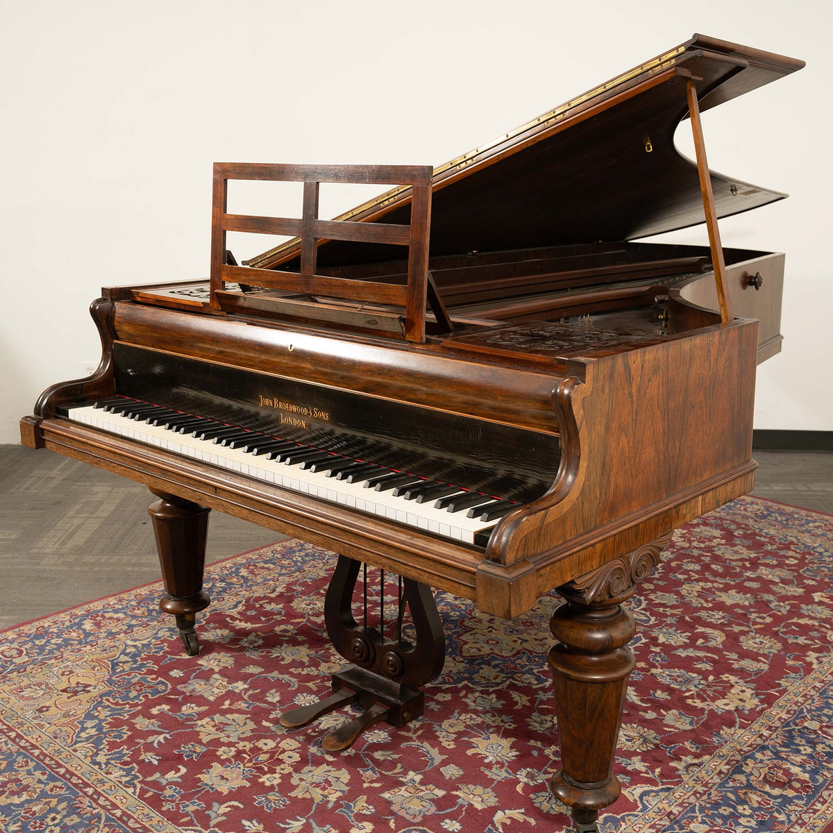 John Broadwood & Sons London Concert Grand Piano | Satin Rosewood