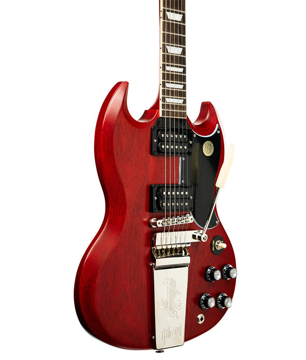 Gibson SG Standard '61 Maestro Vibrola - Faded Vintage Cherry Satin