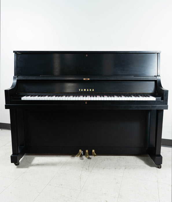 UIW 2014 Yamaha P22 Upright Piano in Satin Ebony | Serial No. J31289759 | Used