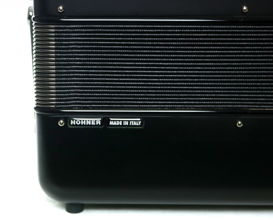 Hohner Anacleto BH-1 Black Hawk 5-Switch Compact EAD Accordion - Matte Black