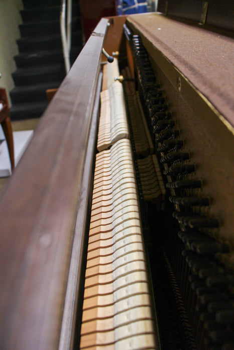 Yamaha P202 Walnut Studio Upright Piano w/ bench