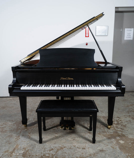 Pearl River GP-150 Grand Piano (2006) | Satin Ebony | Serial No. 966336 | Used