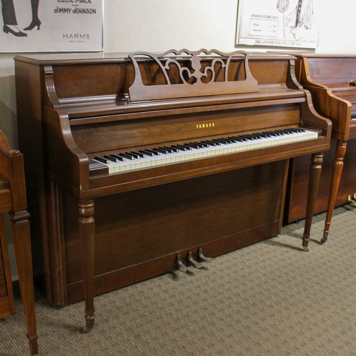 Yamaha Dark Walnut Furniture Console Piano