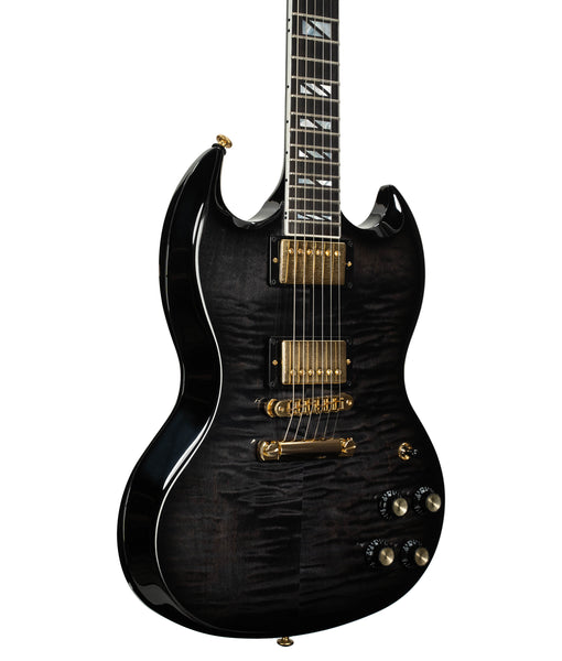 Gibson SG Supreme Electric Guitar - Translucent Ebony BurstAlamo