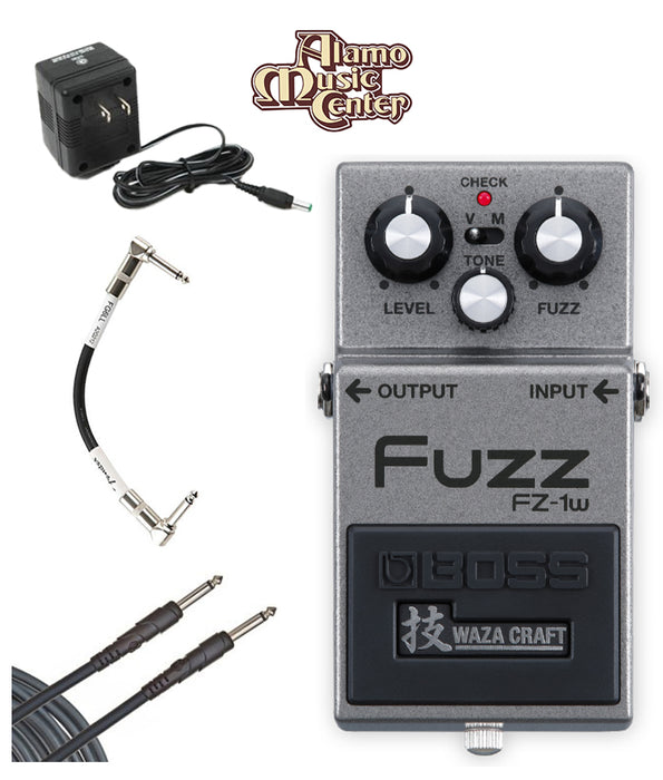 boss fuzz pedal Boss Waza Craft FZ-1W Fuzz Pedal Bundlealamomusiccenter.myshopify.comBossGuitar Pedals & Effects — Alamo Music Center