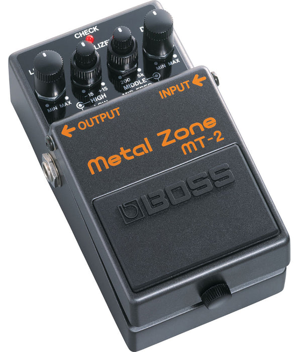 Boss MT-2 Metal Zone Distortion Pedal Bundle