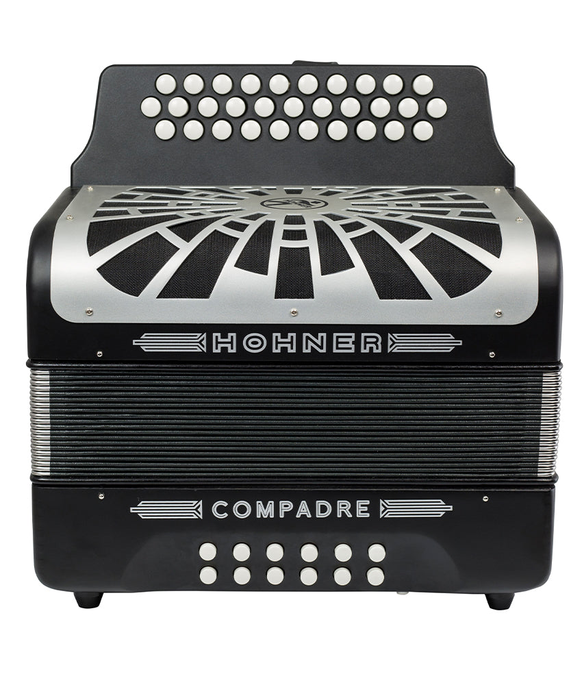 Hohner COGB Compadre GCF Black Accordion w/ Gig Bagalamomusiccenter ...