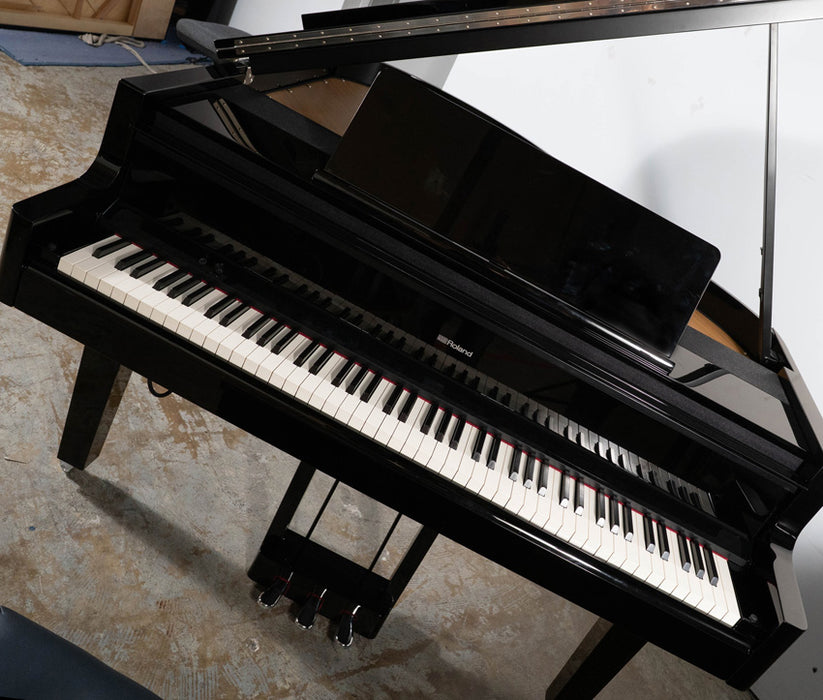 Roland GP-9 Digital Grand Piano | Polished Ebony | Serial No. Z3P0082 | Used