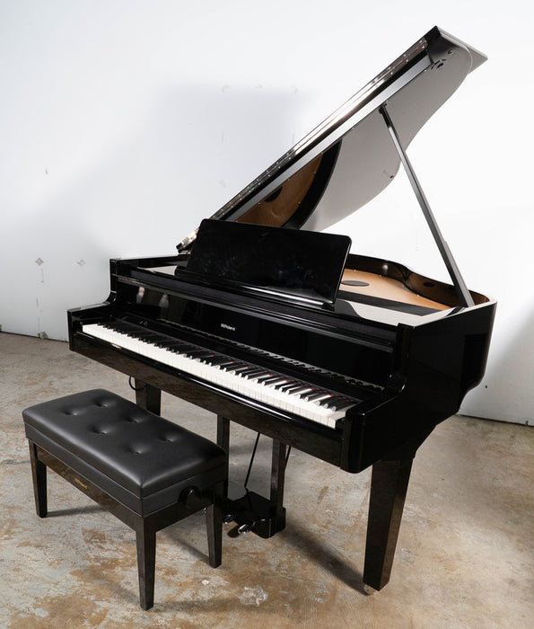 Roland GP-9 Digital Grand Piano | Polished Ebony | Serial No. Z3P0082 | Used