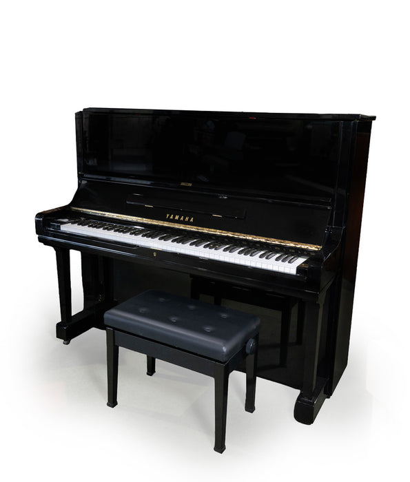 Yamaha U3H Upright Piano (1977) | Polished Ebony | 52" | Used