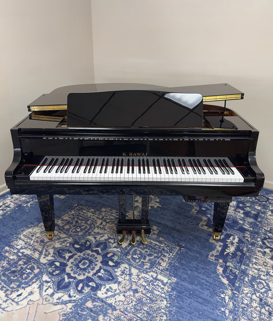Kawai GM-10 Grand Piano | Polished Ebony | Serial No. 2435847 | Used