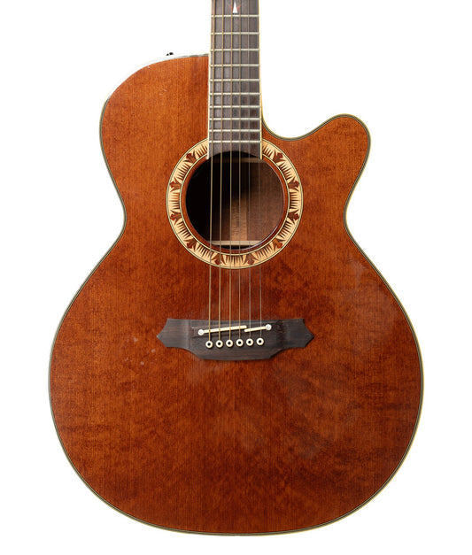 Pre-Owned Takamine EF508C Acoustic-Electric Guitar - Cherry Stain | Used