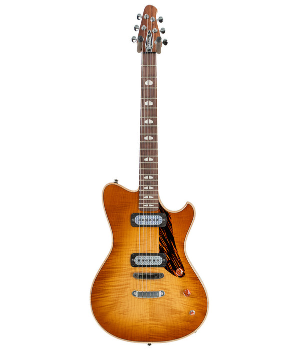 Powers Electric A-Type Electric Guitar - Wild Honey Burst | New