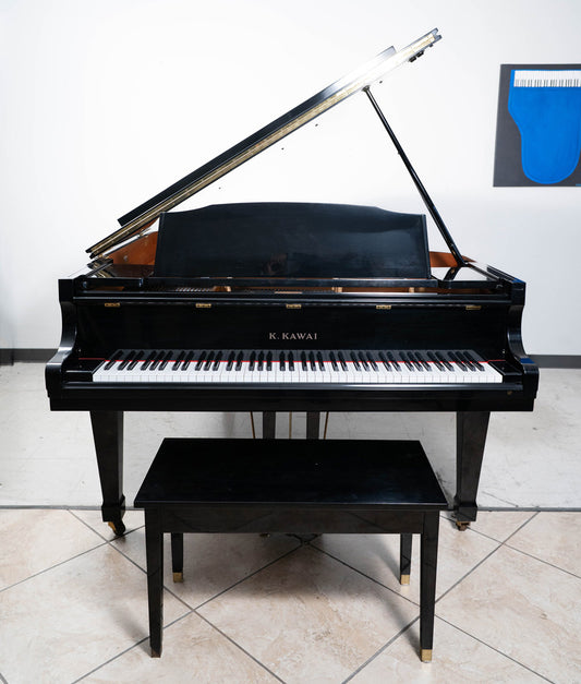 1982 Kawai GS30 Grand Piano | Polished Ebony | Serial No. 1371510 | Used