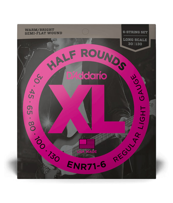 D'Addario Enr71 Half Round Bass Strings 45-100 Pure Nickel - Foto 6